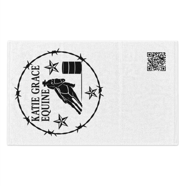 Katie Grace Equine™ 11x18 Cooling Rally Towel – Ride Strong Edition - Image 3