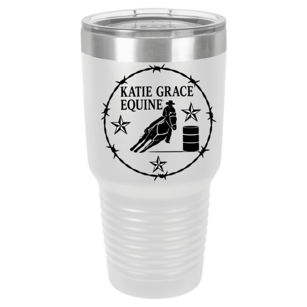 Katie Grace Equine™ Barrel Racing Bundle – Logo Tee + 30oz Tumbler - Image 2