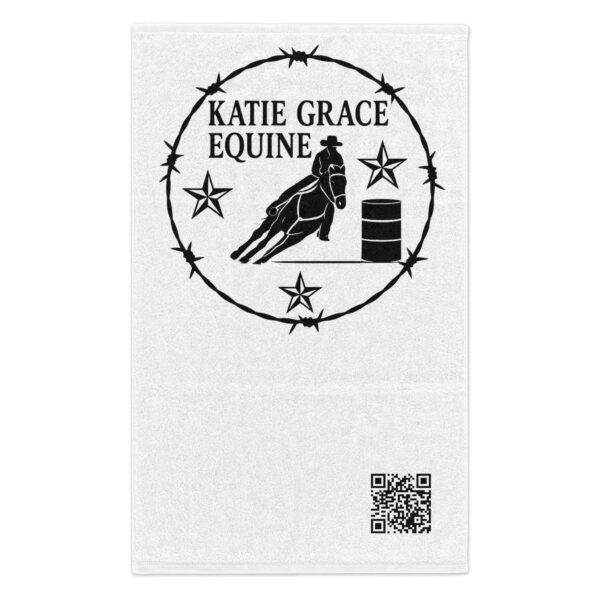 Katie Grace Equine™ 11x18 Cooling Rally Towel – Ride Strong Edition - Image 2